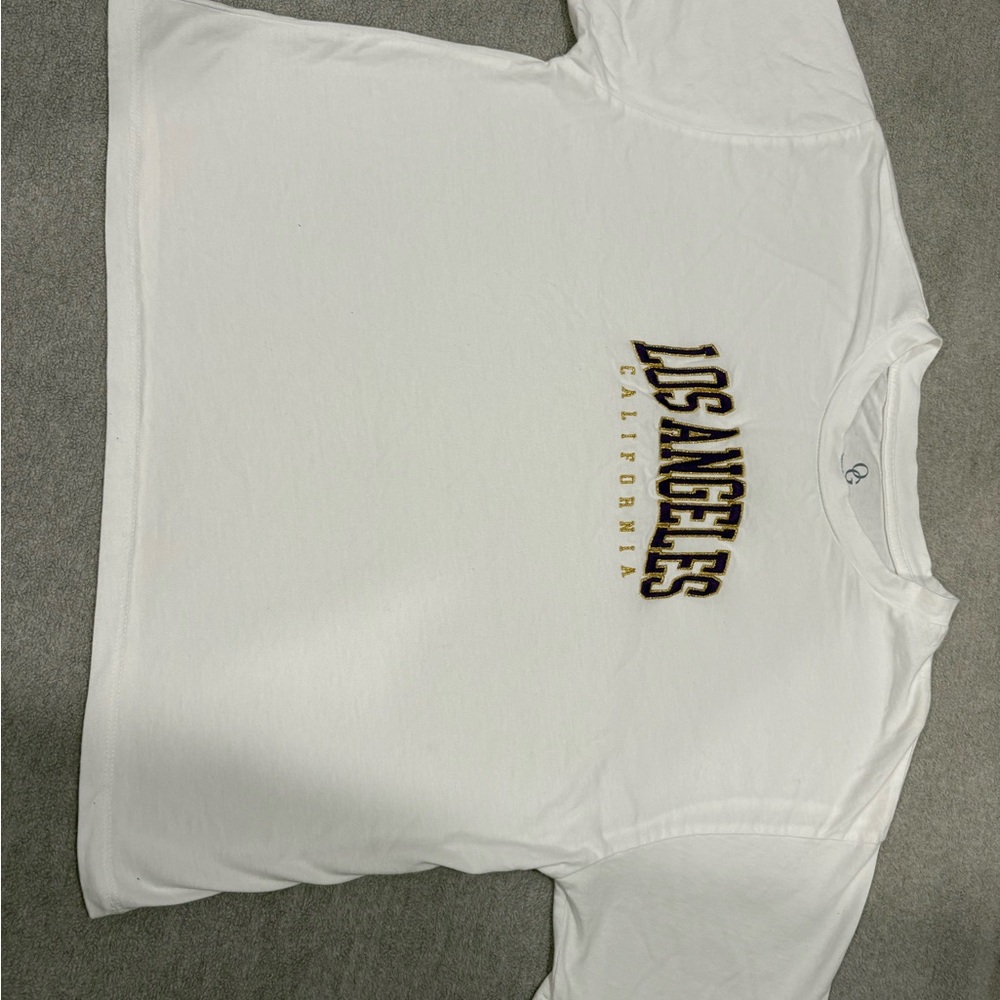 Women's White Graphic Tee